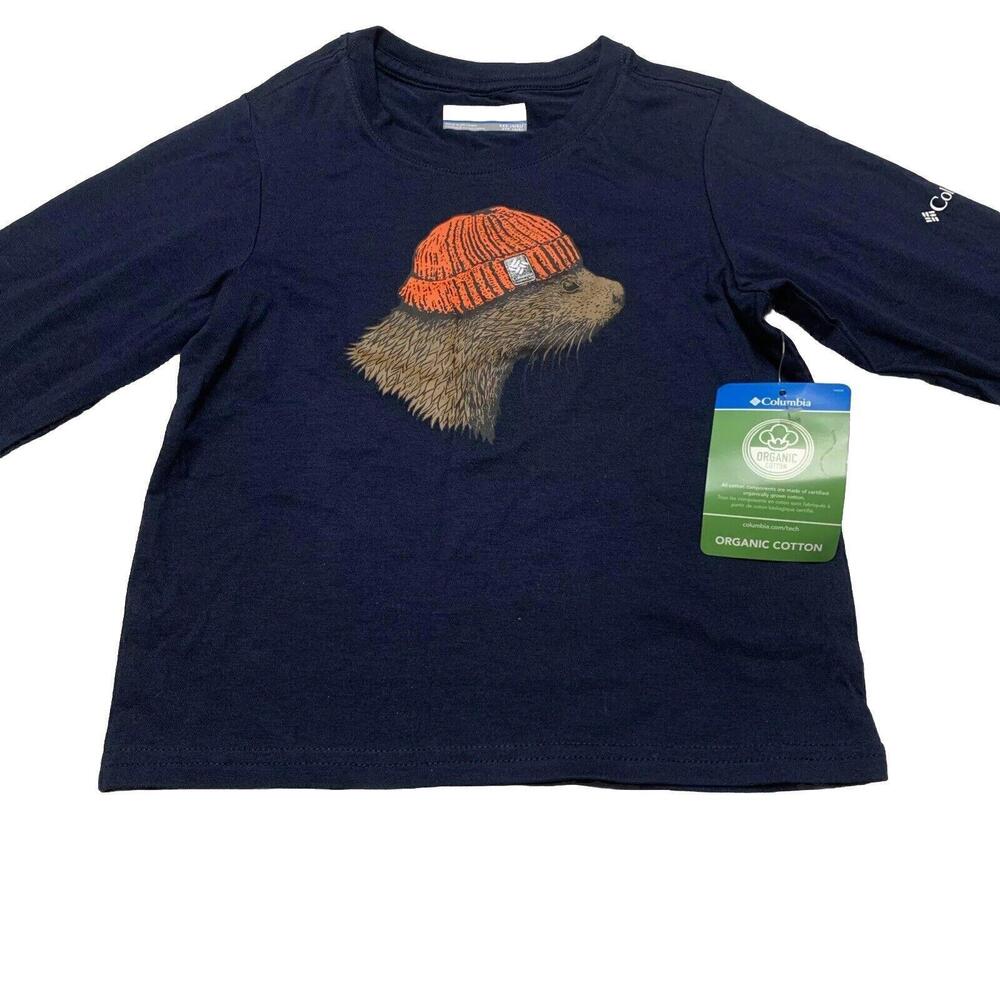 Columbia Kids Youth XXS Navy Blue Dobson Pass Graphic